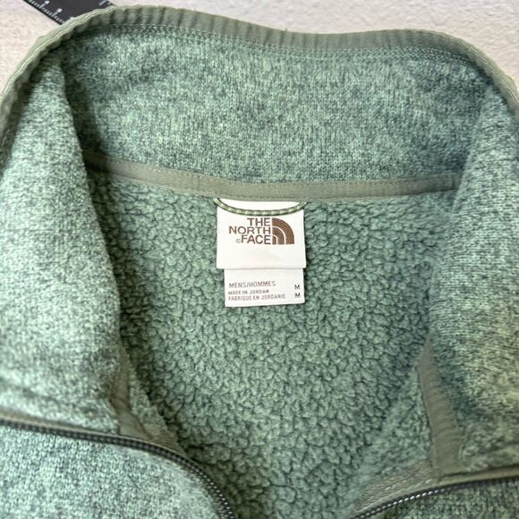 The North Face Sweater M Men Green 1/2 Zip Fleece Outdoor Gorpcore Adventure - Picture 5 of 11